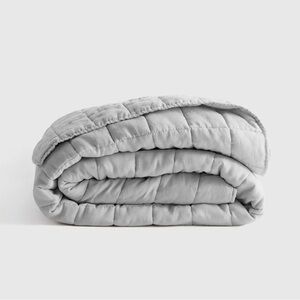 BNWT Quince European Linen Box Quilt KING/CAL KING